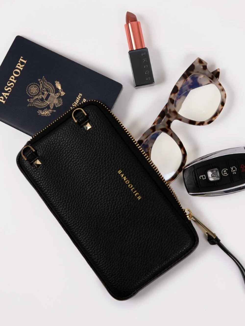 Bandolier - Kimberly 14 iPhone Pro Max - Phone/Pouch/Airpods - Black Pebble - Picture 5 of 7